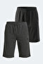 Neyra Set of 2 Men's Black - Dark Gray Shorts