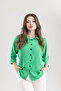 Women's Linen Bat Sleeve Shirt - 6