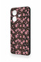 Oppo A3 Compatible Mini Pink Flower Pattern Silicone Case - 4
