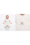 100% Organic Cotton 2-Piece Newborn Hospital Release Romper Set Unisex Lamb Patterned Organic Baby Romper - 7