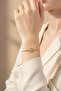 Snowflake Figured Zircon Stone Adjustable Yellow Color Bijouterie Bracelet for Women