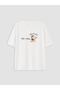 Crew Neck Printed Girls' T-Shirt (S6) - 2