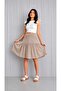 Sofya Linen Fabric Comfortable Fit 55cm Short Skirt