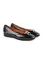Women's Flat Mother Shoes Snake Printed Faux Leather Buckle Slip-On L031.25142233 - 3
