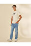 Men Cream Printed Basic Graphic T-Shirt - 5