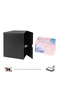 Napkin Holder, Czech Hand and Face Towel Box, Tissue Box, Paper Tissue Storage Box, Vegan Leather, 9*22*18 Cm. Black - 3