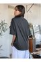 Women's Smoked Raw 1971 Printed Oversize T-Shirt - 2