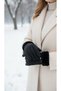 Parachute Fabric Touchscreen Plush Inside Women Gloves