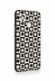 Realme C21Y Compatible Flower Motif Checkered Pattern Silicone Case - 3