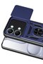 Zngzrmll Poco X8 Pro Max Pars Lens Ringed Silicone (163819) - Navy Blue - 2