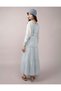 AE Long-Sleeve Tiered Embroidered Midi Dress - 2