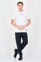 Men Sportswear Fit Short Sleeve Outdoor T-Shirt, White - 3
