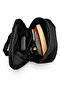 Seventeen Unisex Large Size Lightweight and Durable Crossbody Body Bag Black-Grey - 6