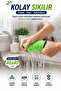 3 قطع من قماش التنظيف متعدد الأغراض المصنوع من الألياف الدقيقة مقاس 40 × 40 سم، فائق الامتصاص ومقاوم للماء باللون الأخضر - 3