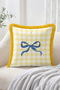 Sea-Themed Fish, Sailboat and Jellyfish Patterned 4-Piece Fringed-Tasseled Throw Pillow Cover Set - 6