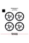 Ktm Duke 250 Wheel Rim Strip – Half Rim Cover & Duke 250 Lettering Sticker Set - 2