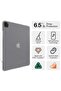 Crystal Palace Clear Folio Tablet Case with Stand - iPad Pro 11-in (Gen 4, 3, 2, 1) - 2