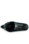 Jody Black Satin Mesh Bowknot Thin Heeled Women's Slippers - 6