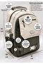 Water Resistant Satin Fabric Horizontal Column Detailed Unisex Multi-Compartment Middle School, High School School Backpack Travel Bag - 7
