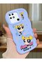 Redmi 10C Compatible Case Camera Protector Blue Silicone Couple Phone Case Cartoon Pattern