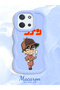 Poco C85 Compatible Case Camera Protector Blue Silicone Couple Phone Case Conan Pattern - 2