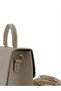 Women's Brown Faux Leather Lock Detailed Adjustable Strap Hand, Arm and Shoulder Bag - 2