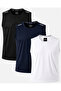 3-Pack Quick Dry Breathable Athletic Technical Athlete Zero Sleeve T-Shirt