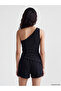 Two Mt Shop Quality One-Shoulder Textured Gathered Blouse - 4