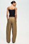 Tie-belt cargo trousers - 4