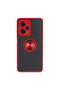 Xiaomi redmi note 12 5g case montreal ring silicone cover - red