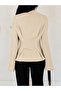Women's Waist-Slit Flounce Long Sleeve Blouse 223 - 5