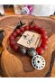 Red Agate (Agat) and Indian Agate Stone Design Natural Stone Bracelet - 2