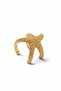 Gold Color Starfish Model Women's Ring - 2
