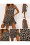 Women's Relaxed Fit Ruffled Crinkle Fabric Woven Dress - 2