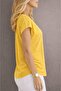 Women's V-Neck Short Sleeve Woven Viscose Fabric Blouse - 2