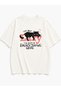 Cat Themed Printed Oversize 100% Cotton Premium T-Shirt
