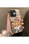 Oppo A5 Pro 4G/5G Compatible Heart-Themed Fox Rabbit Printed Case, Matching Cover for Friends and Couples
