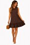 Women's Relaxed Fit Ruffled Crinkle Fabric Woven Dress - 3