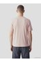 Vizyon New Season Pink Crew Neck Men's T-Shirt - 4