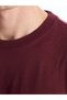 Vizyon New Season Burgundy Regular Fit Thick Fabric T-Shirt /03 - 3