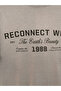 Vizyon New Season Beige Crew Neck Printed Men's T-Shirt - 2