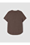Brown Modal Blend Oversize Women's Sports T-Shirt - 7
