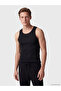 Ozmarka New Season Black U-Neck Men's Undershirt 2-Piece Set - 2