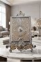 Silver Plated Embossed Engraved Quran Storage Box and Stand Large Size