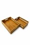 Bamboo Hazeran Detailed 2-Piece Storage Box, Organizer, Tray Bohemian, Basket, Organizer, Scandinavian, m - 4