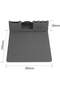 Wireless Charging Mouse Pad with Desk Organizer – 3-in-1 Tech Gift for Men, Premium Fabric Mouse Pad with Pen Holder, Card Holder & Wireless Charger (Black) - 3