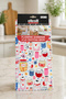 4-Pack Microfiber Kitchen Cleaning Cloth 32X32 cm Odor-Free - Flower Garden - 6