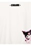 M7610480 Kuromi Printed Girls' T-Shirt White - 5