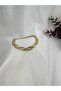Oval Form Stone Detailed Chain Bracelet - 3