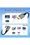 محول HDMI صغير إلى HDMI بدقة 8K، كابل HDMI 2.1 بسرعة نقل 48 جيجابت في الثانية، يدعم تقنية دولبي فيجن HDR10+، 1